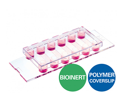 高度六通道生物惰性培養載玻片